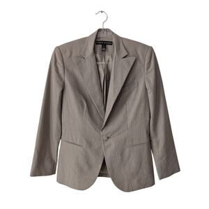 Ralph Lauren Vintage Black Label Women's Wool Pinstripe Blazer